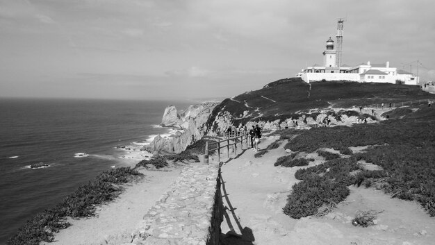 Vue panoramique de la mer contre le ciel