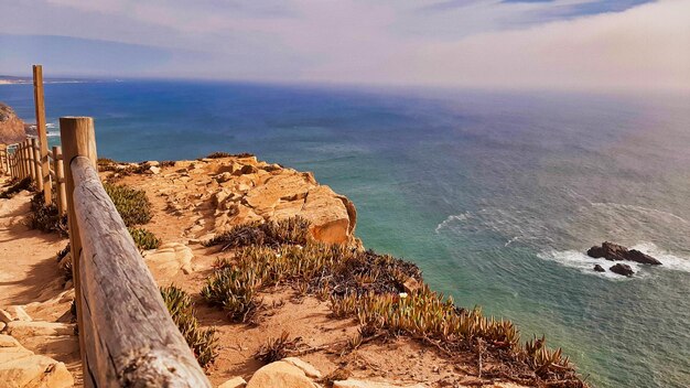 Vue panoramique de la mer contre le ciel