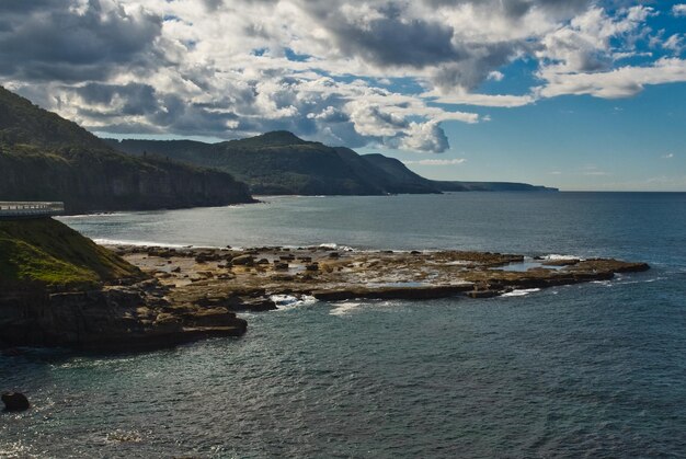 Vue panoramique de la mer contre le ciel