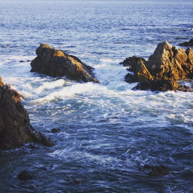 Vue panoramique de la mer