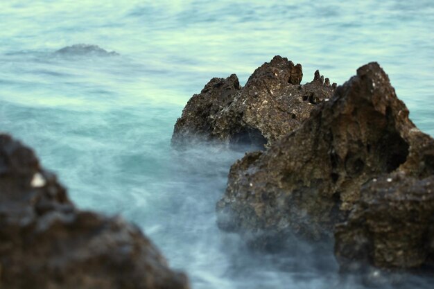 Vue panoramique de la mer