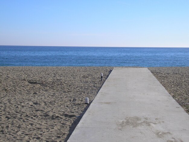 Vue panoramique sur la mer