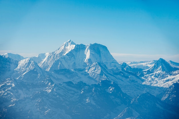 Vue panoramique sur le mont Everest, Himalaya napal.