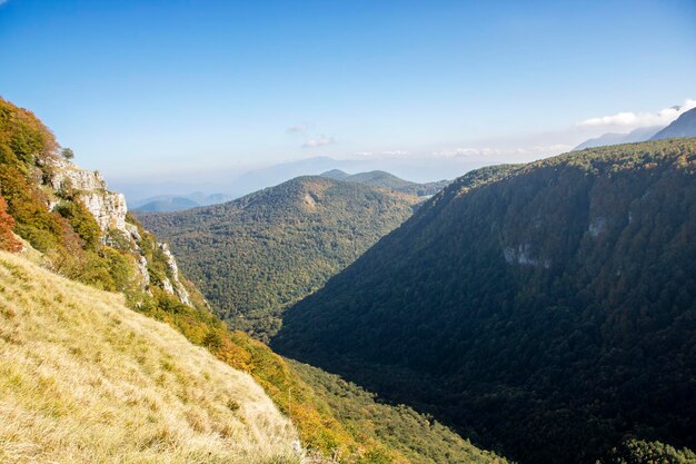 Photo vue panoramique des montagnes contre le ciel