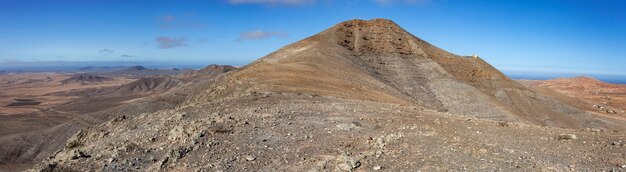 Vue panoramique sur le Muda à Fuerteventura, îles canaries