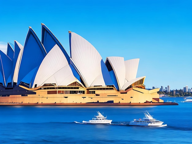 Vue panoramique de l'opéra de Sydney