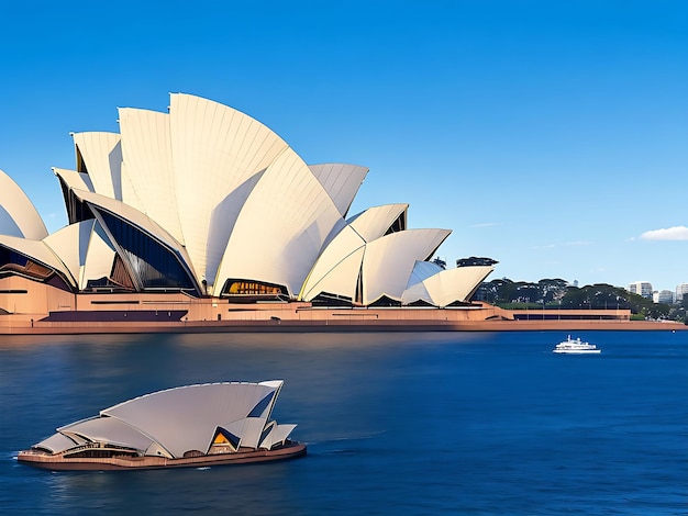 Vue panoramique de l'opéra de Sydney