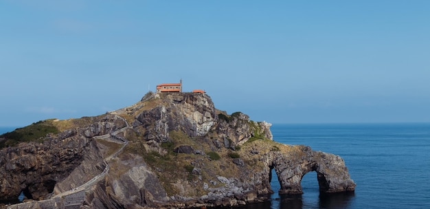 Vue panoramique de San juan de gaztelugatxe