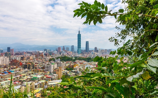 Vue panoramique de Taiwan.