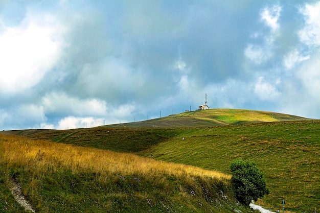 Photo vue panoramique de la terre contre le ciel