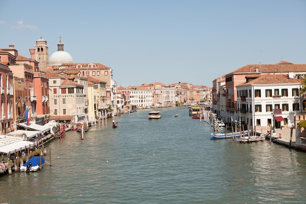 vue panoramique sur venise et grand canal en italie