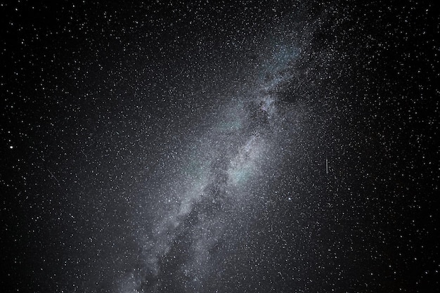 Une vue panoramique de la Voie Lactée vue dans le ciel nocturne