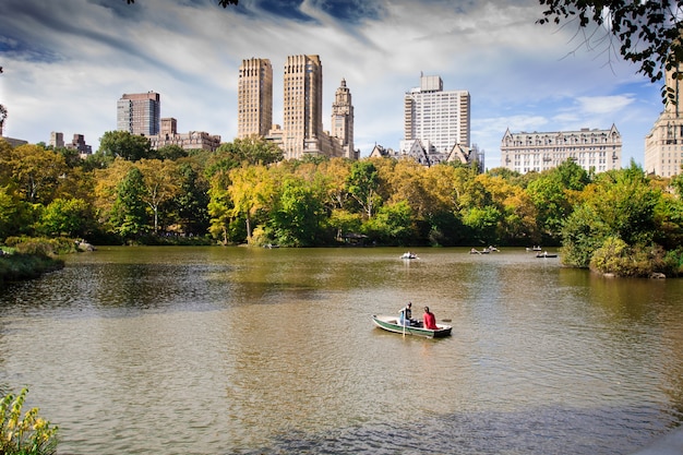 Photo vue sur le parc central