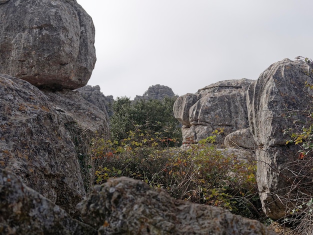 Vue sur le parc naturel El Torcal de Antequera