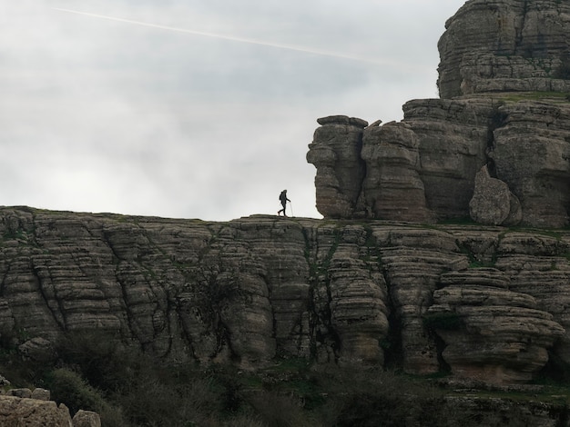 Vue sur le parc naturel El Torcal de Antequera.