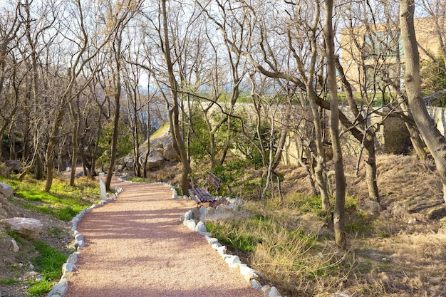 Vue sur le parc