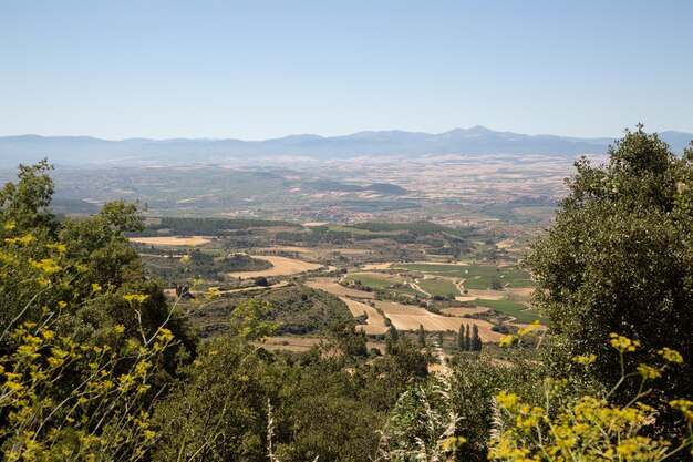 Vue paysage à l'extérieur de Labastida, Pays Basque, Espagne