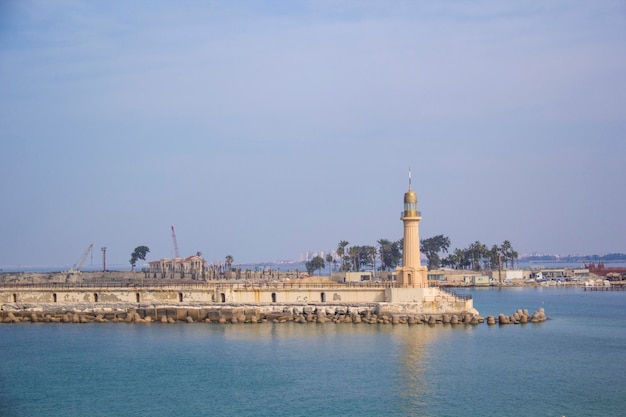 Vue sur le phare de Montaza d'Alexandrie à Alexandrie, Egypte