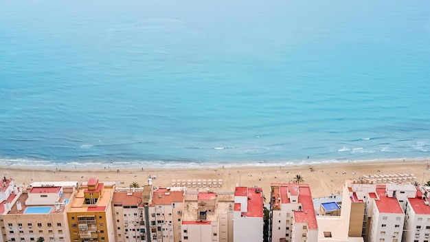 Vue d'une plage à Alicante