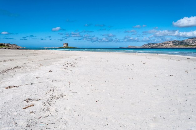 Vue sur la plage sarde de Stintino