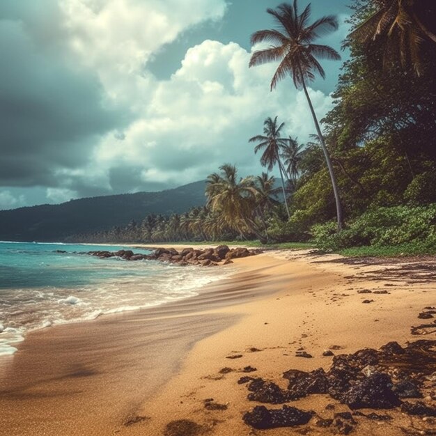 vue de la plage