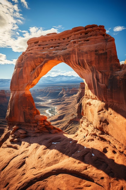 Une vue plongeante sur mère nature