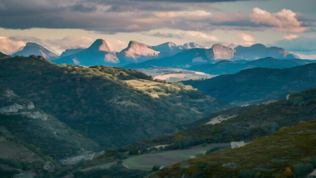 Photo vue des pyrénées en aragon