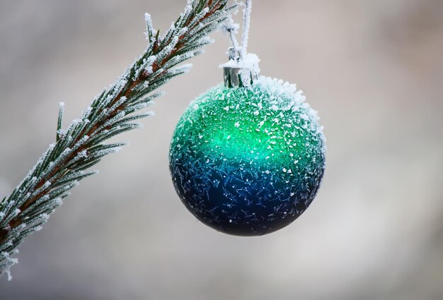 Vue rapprochée de l'arbre de Noël