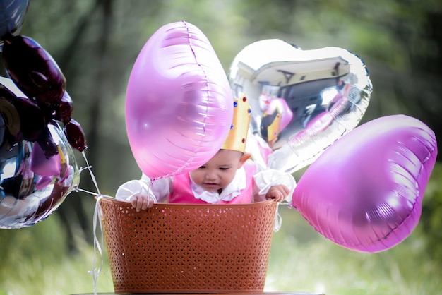 Photo vue rapprochée des ballons