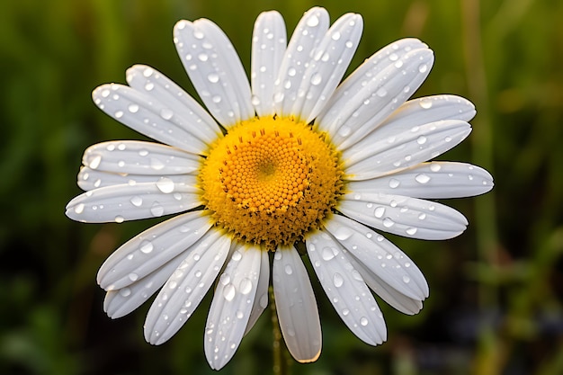 Une vue rapprochée d'une belle marguerite