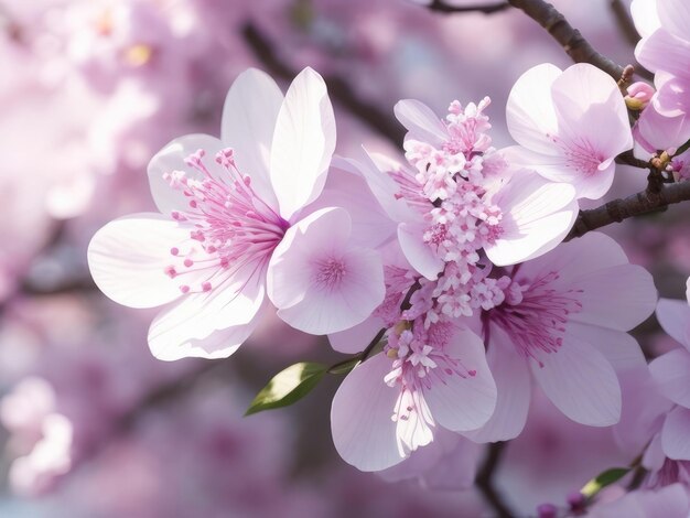 Vue rapprochée de belles fleurs