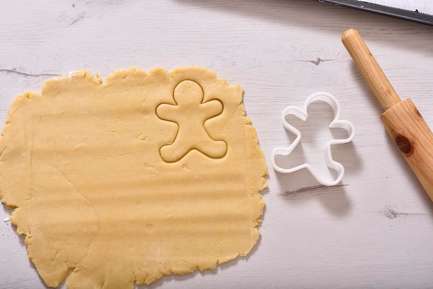 Photo vue rapprochée des biscuits sur la table