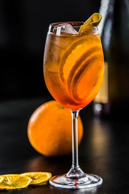 Vue rapprochée de la boisson sur la table