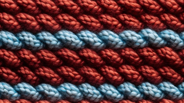 Photo une vue rapprochée capturant les détails complexes d'une texture de laine sans couture