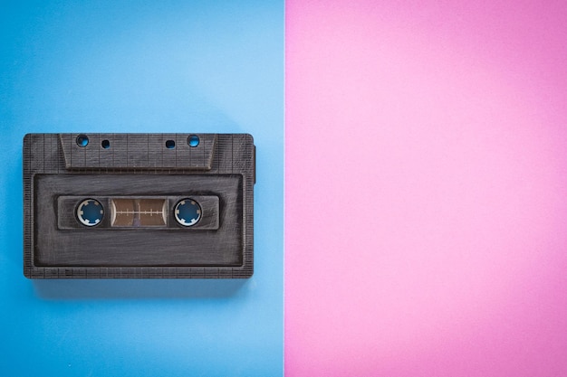 Vue rapprochée de la cassette