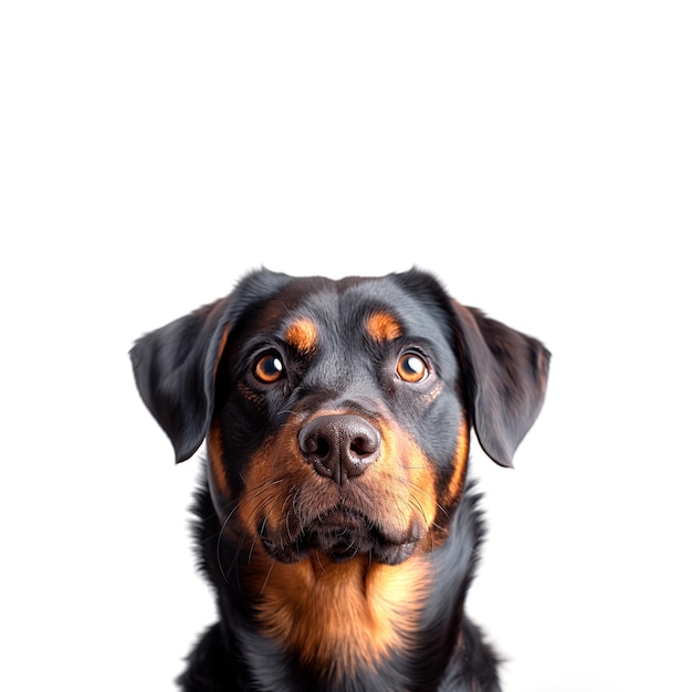 Photo vue rapprochée d'un chien regardant une caméra