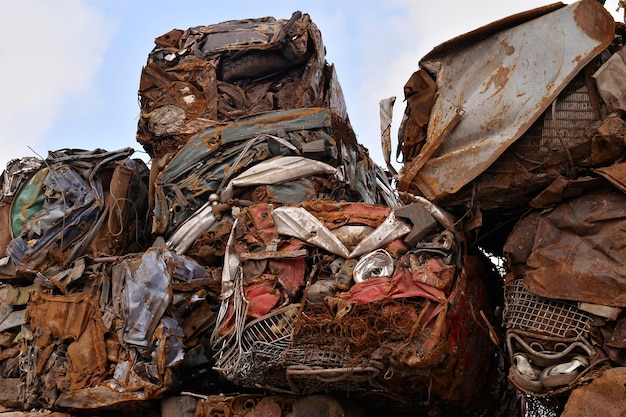 Vue rapprochée des déchets