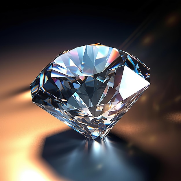 vue rapprochée des diamants