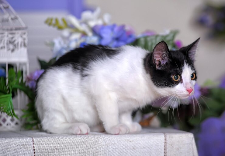Photo vue rapprochée du chat qui détourne le regard