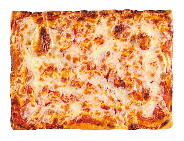 Vue rapprochée du dessus de la pizza