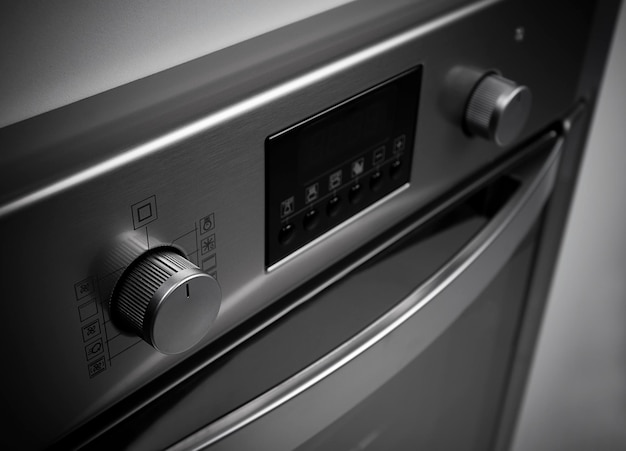 Vue rapprochée du four dans la cuisine