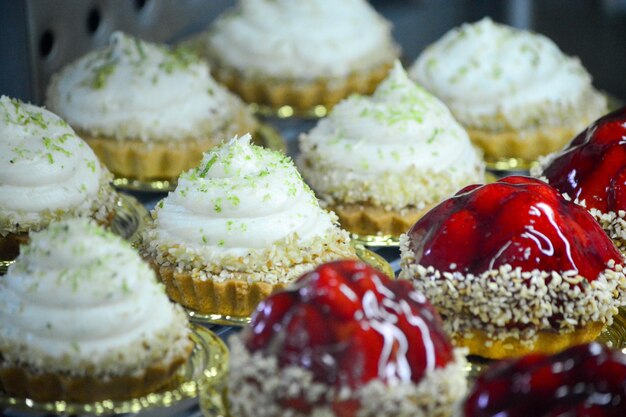 Photo vue rapprochée du gâteau