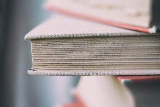 Vue rapprochée du livre