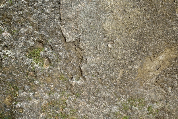 Vue rapprochée du rocher sur la falaise