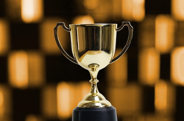 Vue rapprochée du trophée