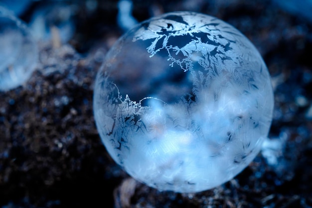 Photo vue rapprochée du verre