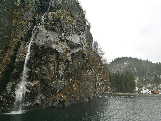 Vue rapprochée de l'eau éclaboussée contre le ciel