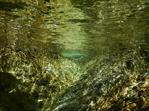 Photo vue rapprochée de l'eau ondulée