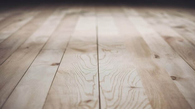 Vue rapprochée d'un fond texturé en plancher de bois clair