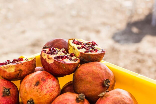 Photo vue rapprochée des fruits frais à vendre